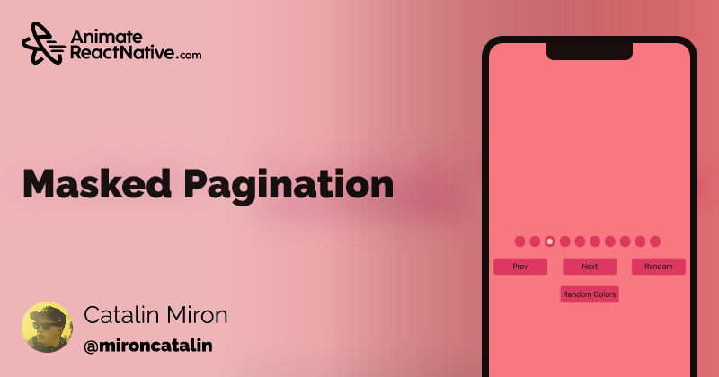 React Native Animations - Masked Pagination